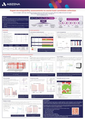 Rapid Developability Assessments