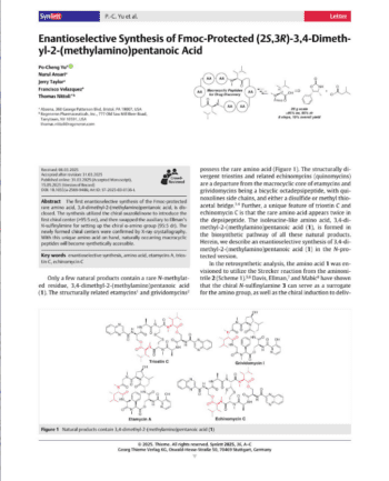 Fmoc-Protected Amino Acid Publication with Regeneron