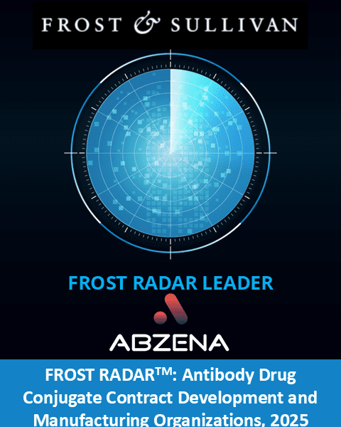 Abzena Recognized as a Market-Leading Antibody-Drug Conjugate CDMO in Frost & Sullivan Radar Report
