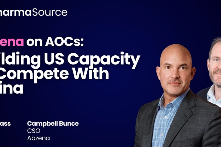 PharmaSource Podcast: Abzena on AOCs – Building US Capacity to Compete With China